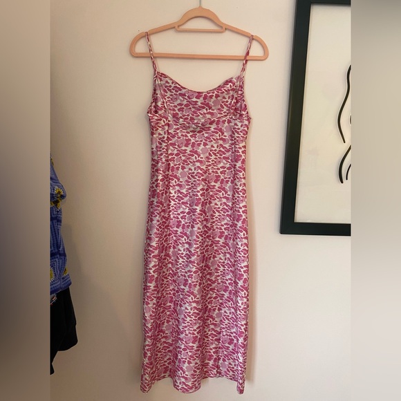 Pink Animal Print cowl neck dress by Paper Heart. - Picture 5 of 9